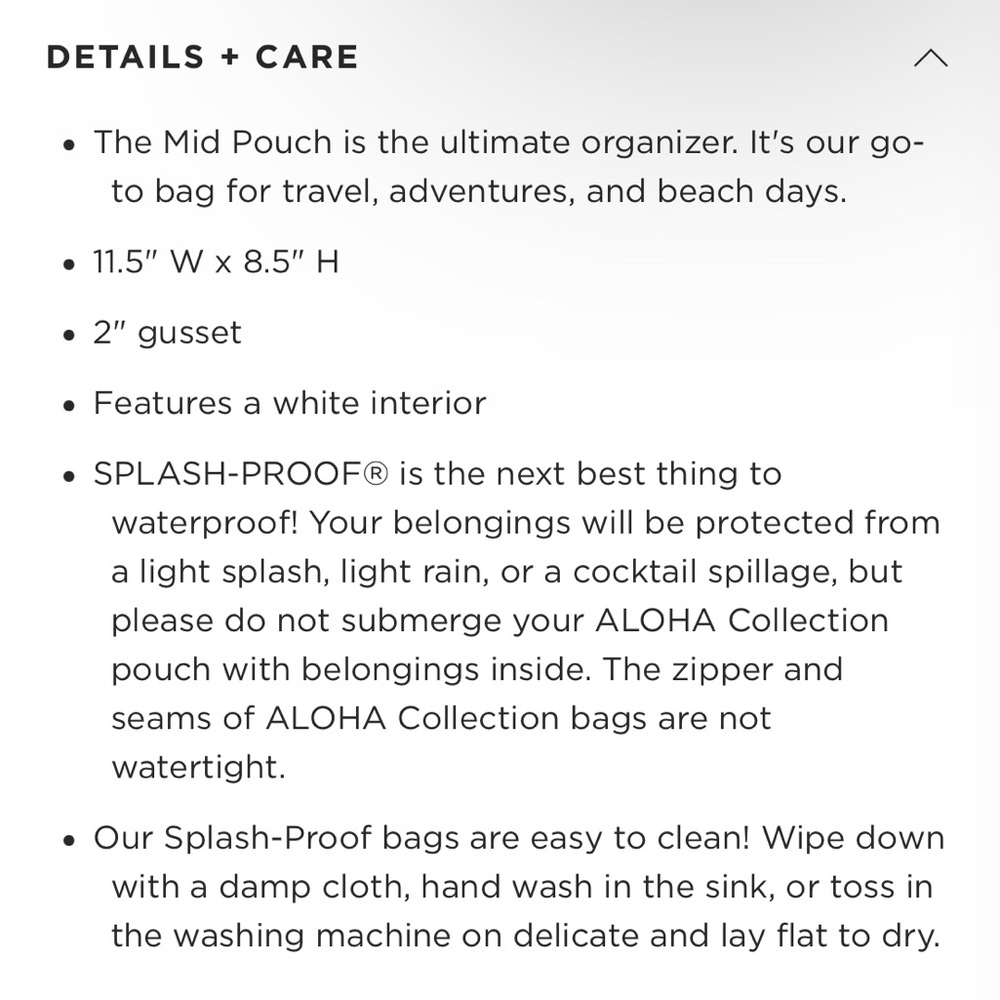 Aloha Collection Mid Pouch - Picture 8 of 9